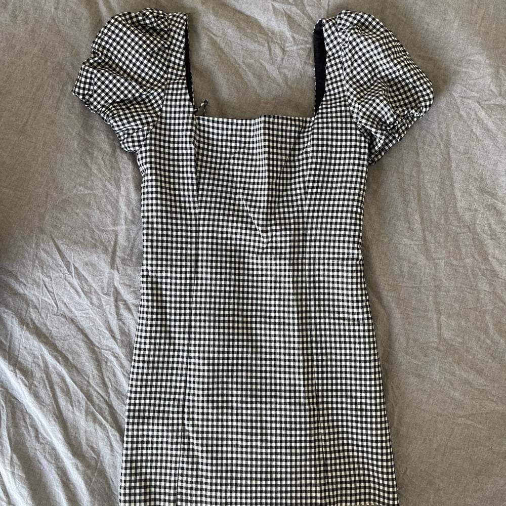 Zara Black and White Mini Dress